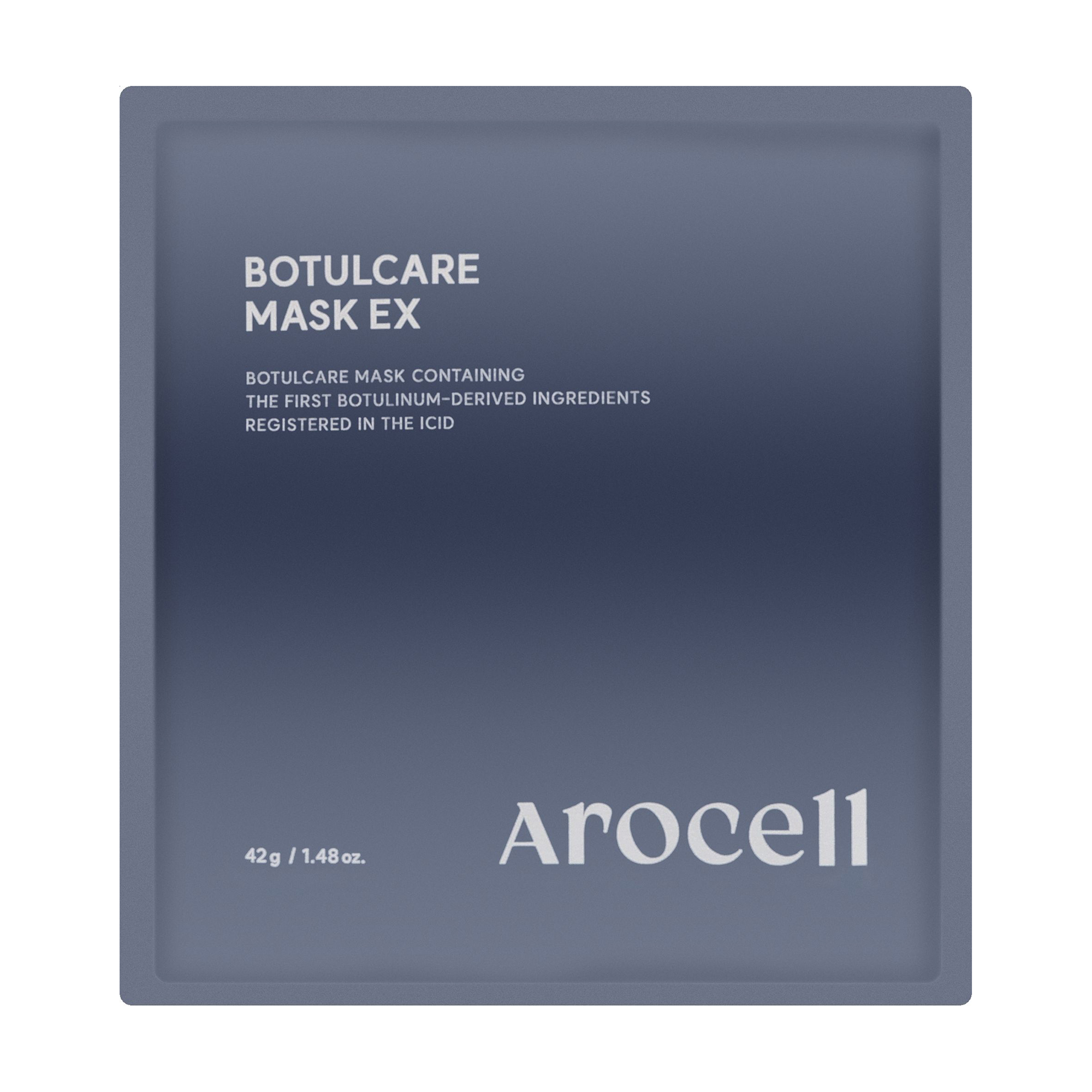 Гідрогелева маска для обличчя Arocell Botulcare Mask EX з ботулінічним поліпептидом та колагеном, 42 г